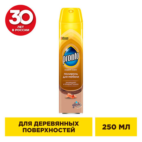 Полироль для мебели и деревянных поверхностей 250 мл, PRONTO (Пронто), аэрозоль, 864905 - фото 3