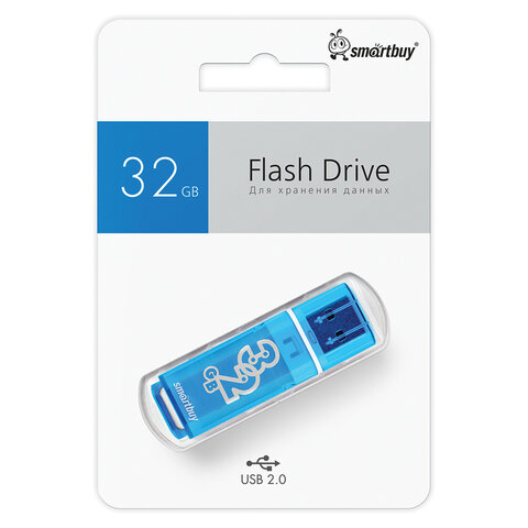 Флеш-память Smartbuy Glossy, 32Gb, USB 2.0, гол, SB32GBGS-B - фото 7