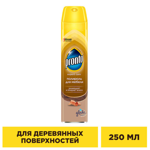 Полироль для мебели и деревянных поверхностей 250 мл, PRONTO (Пронто), аэрозоль, 864905 - фото 3