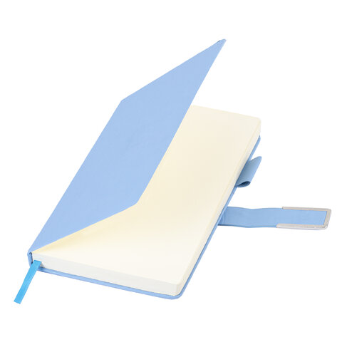 Ежедневник недатированный, А5, 143х210 мм, BRAUBERG "Dainty", под кожу, магнитная застежка, 160 л., голубой, 117144 - фото 4