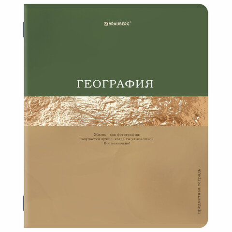 Тетради предметные, КОМПЛЕКТ 12 ПРЕДМЕТОВ, 48 л., матовая ламинация, фольга, BRAUBERG "GOLDY", 405178 - фото 8