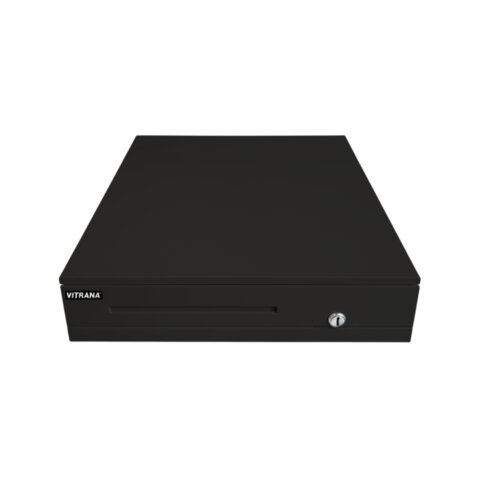 Ящик денежный электромеханический CD-405-B, 405x420x92 мм, ЧЕРНЫЙ, VITRANA (ВИТРАНА), 291409 - фото 2