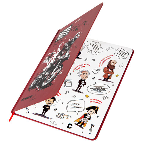 Дневник 1-11 класс 48 л., твердый, BRAUBERG, матовая ламинация, резинка, закладка-ляссе, с подсказом, "Мото", 107236 - фото 5