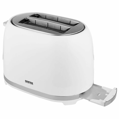 Тостер CENTEK CT-1432, 850 Вт, 2 тоста, 7 режимов, пластик, белый, CT-1432 WHITE - фото 7