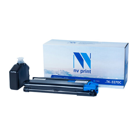 Картридж лазерный NV PRINT (NV-TK5270C) для Kyocera ECOSYS M6230cidn/P6230cdn, голубой, ресурс 6000 стр. - фото 1
