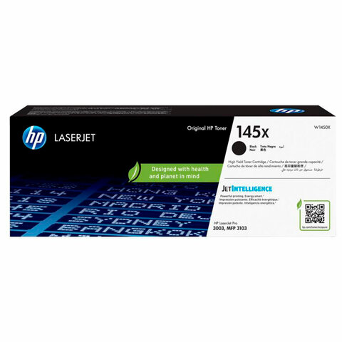 Картридж лазерный HP (W1450X) LaserJet Pro 3003dn/dw/3103fdn/fdw, №143X, оригинальный, ресурс 3800 стр. - фото 1