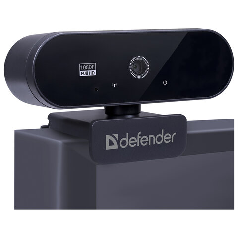 Веб-камера DEFENDER G-lens 2590 QHD, 3,7 Мп, микрофон, USB 2.0, регулируемый крепеж, черная, 63113 - фото 11