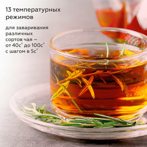 Чайник электрический с двойными стенками BQ (БИ-КЬЮ) KT1801SW, 1,7 л, 2200 Вт, ТЕРМОРЕГУЛЯТОР, черный, 86198284 - фото 5