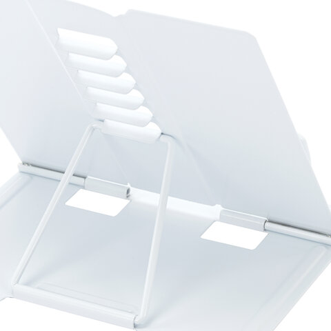Подставка для книг и учебников BRAUBERG KIDS mini "White", регулируемый угол наклона, металлическая, 238973 - фото 7