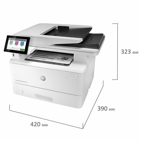 МФУ лазерное HP LaserJet Enterprise M430f "4 в 1", А4, 38 стр./мин., 100 000 стр./мес., ДУПЛЕКС, ДАПД, сетевая карта, 3PZ55A - фото 7