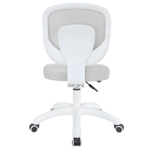 Кресло детское BRABIX KIDS "MG-230", без подлокотников, сетка/ткань TW, серое, 533321 - фото 6