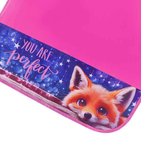 Накидка фартук с нарукавниками для труда BRAUBERG, 3 кармана, 46x54 см, "Cute fox", 272445 - фото 3