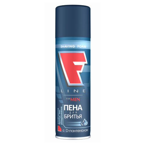 Пена для бритья c D-пантенолом 225 мл, F-LINE, классическая, СИБИАР, 5-05.01.008.05 - фото 1