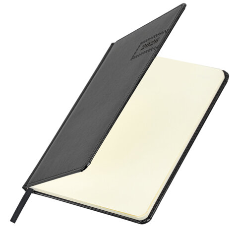 Еженедельник датированный 2026, А5, 145х215 мм, BRAUBERG "Imperial", под кожу, черный, 117175 - фото 3