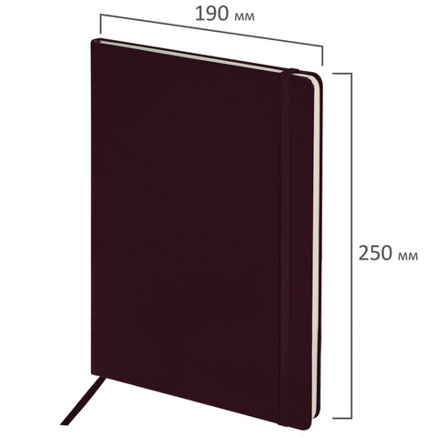 Блокнот-скетчбук БОЛЬШОЙ ФОРМАТ (190х250 мм) В5, BRAUBERG ULTRA, 80 г/м2, 96 л., без линовки, коричневый, 113067 - фото 2