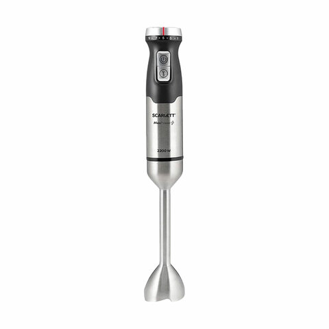 Блендер погружной SCARLETT SC-HB42F40, 2200 Вт, 9 скоростей, 3 насадки, стакан, черный - фото 2