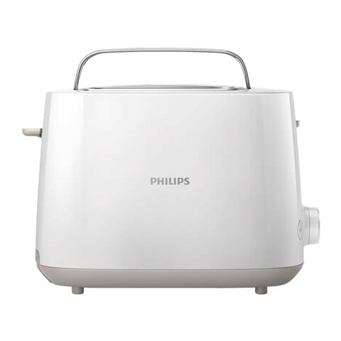 Тостер PHILIPS HD2581/00, 830 Вт, 2 тоста, 8 режимов, пластик, белый - фото 1
