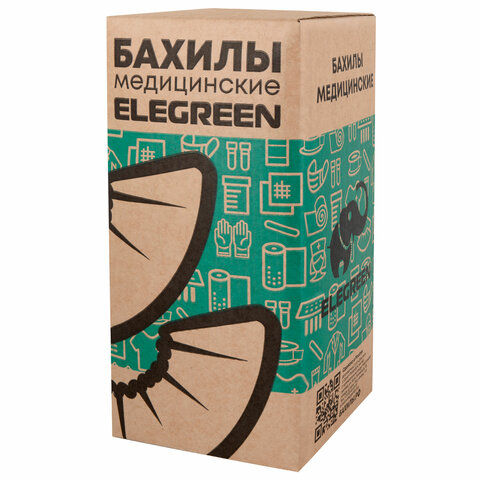 Бахилы КОМПЛЕКТ 2000 штук (1000 пар) СТАНДАРТ+, размер 40х14, 18 мкм, 2,5 г, ELEGREEN, 9/2р-С-удл. - фото 8