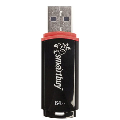 Флеш-память Smartbuy Crown, 64Gb, USB 2.0, чер, SB64GBCRW-K - фото 2