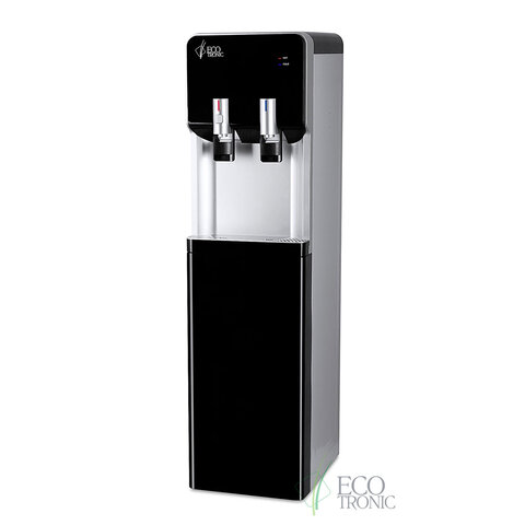 Пурифайер для воды ECOTRONIC M40-U4L напольный, НАГРЕВ/ОХЛАЖДЕНИЕ КОМПРЕССОРНОЕ, 2 крана, черный, 11609 - фото 2