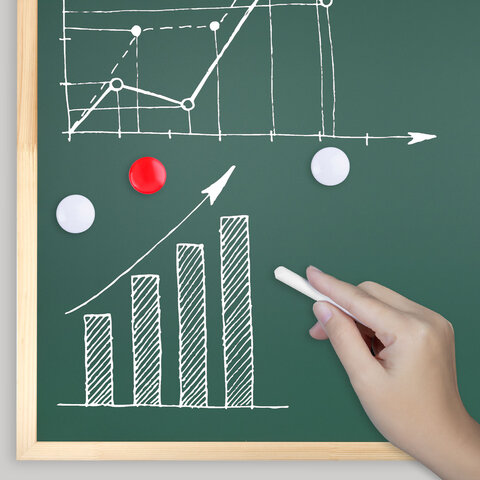 Доска для мела магнитная 60х90 см, зеленая, деревянная рамка, BRAUBERG "Wood", 238800 - фото 5