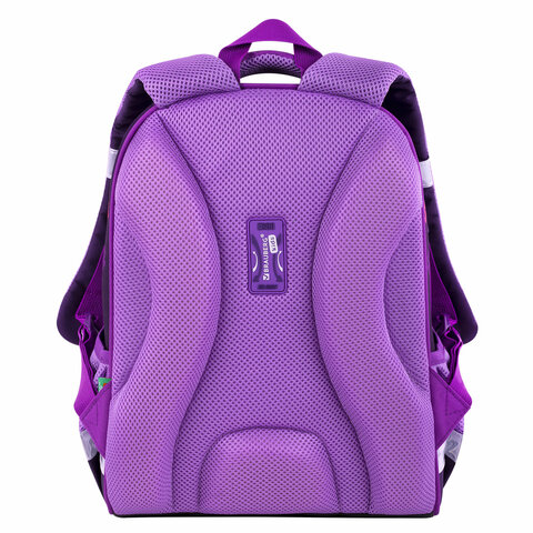 Ранец BRAUBERG KIDS START, 1 отделение, 2 кармана, "Sweet cheeks", велюровая панель, 35х26х13см, 272093 - фото 5