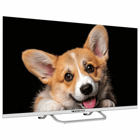 Телевизор TOPDEVICE TDTV32CS03H_WE, 32'' (80 см), 1366x768, HD, 16:9, SmartTV, Wi-Fi, Bluetooth, белый - фото 2