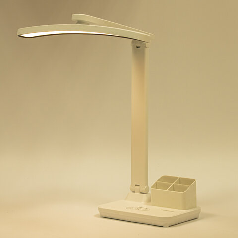 Настольная лампа / светильник беспроводная SONNEN PT-401, органайзер, USB, LED, 5 Вт, 3 режима, 238779 - фото 14