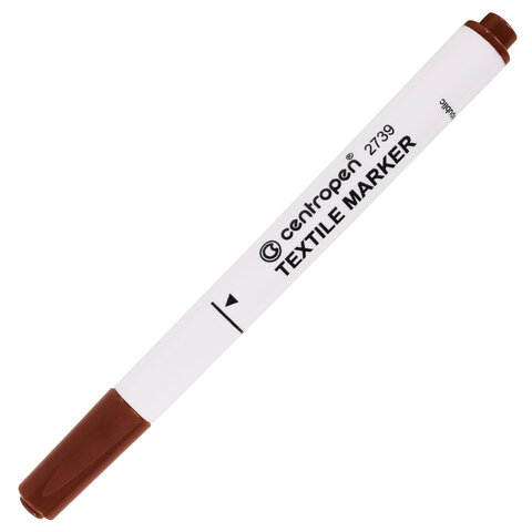 Маркеры для ткани 6 ЦВЕТОВ CENTROPEN "Textile Marker", круглый наконечник, 1,8 мм, 2739/6, 5 2739 0610 - фото 13