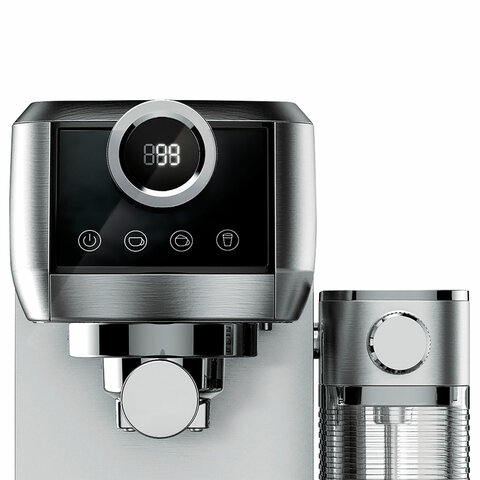 Кофеварка рожковая CENTEK CT-1170, 1350 Вт, объем 1,3 л, 20 бар, автоматический капучинатор, серая - фото 7
