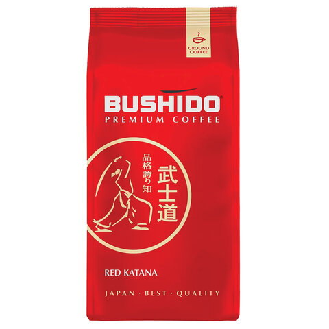 Кофе молотый BUSHIDO "Red Katana" 227 г, арабика 100%, НИДЕРЛАНДЫ, BU22712002 - фото 2