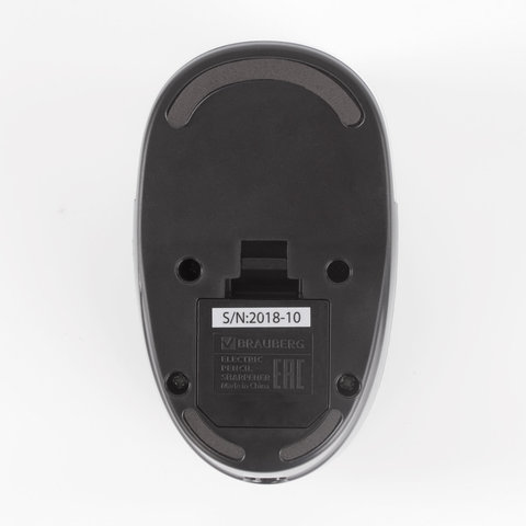 Точилка электрическая BRAUBERG "ORIGINAL", питание 220 В/4 батарейки АА, фрезерный механизм, 227565 - фото 8