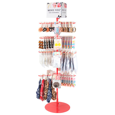 Стойка-вертушка настольная MONTE VITA (МОНТЕ ВИТА), 108х44см, 4 ряда, 22 крючка, 507506 - фото 17