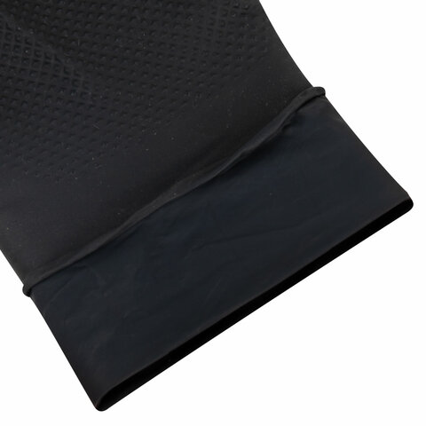 Перчатки нитриловые сверхпрочные с текстурой SFM MEGA TEX BLACK, Германия, 25 пар (50 шт.), размер XL (очень большой) - фото 4