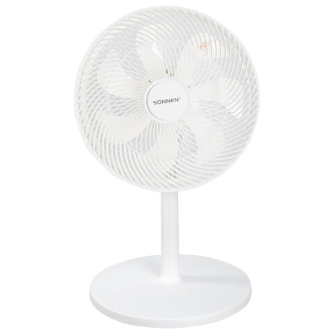 Вентилятор напольный SONNEN FT-L501, 60 Вт, 45 см, 3 скорости, вращение на 70°, механическое управление, белый, 457785 - фото 8