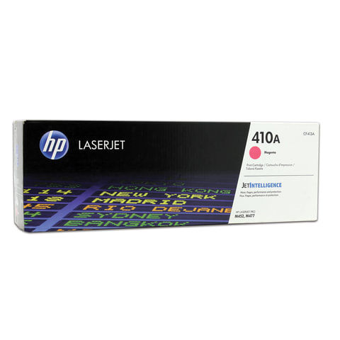 Картридж лазерный HP (CF413A) LaserJet Pro M477/M452, №410A, пурпурный, оригинальный, 2300 страниц - фото 1