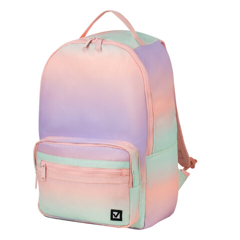 Рюкзак BRAUBERG MULTICOLOR универсальный, нейлон, "Gradient", разноцветный, 43х28х14 см, 229889 - фото 1