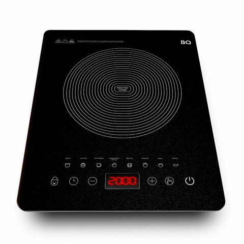 Настольная индукционная плита BQ (БИ-КЬЮ) HP106B, 2000 Вт, 8 программ, электронное управление, черная, 86202117 - фото 3