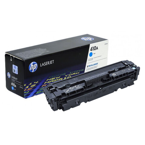 Картридж лазерный HP (CF411A) LaserJet Pro M477/M452, №410A, голубой, оригинальный, ресурс 2300 страниц - фото 2