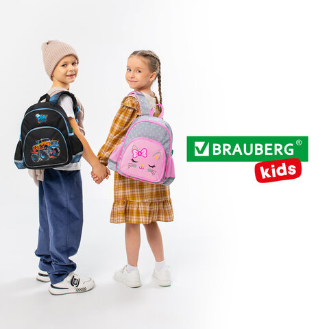 Рюкзак BRAUBERG KIDS PLAY детский, 1 отделение, 3 кармана, Tiny cutie, 29х23х12 см, 273148 - фото 17