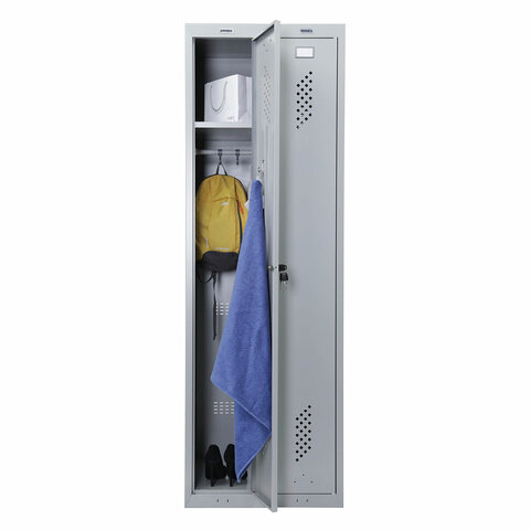 Шкаф металлический для одежды BRABIX "LK 21-50", 2 секции, 1830х500х500 мм, 29 кг, 291379 - фото 4