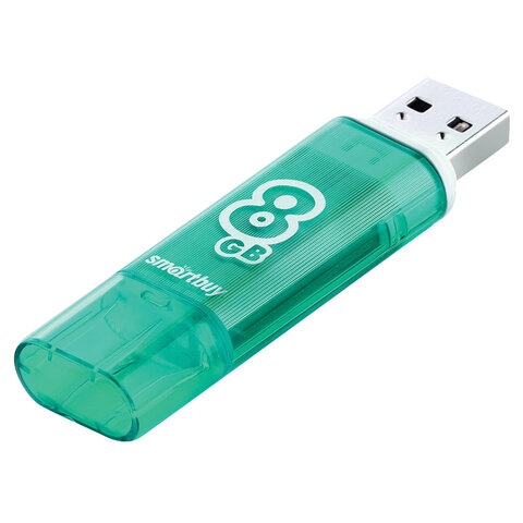 Флеш-память Smartbuy Glossy, 8Gb, USB 2.0, зел, SB8GBGS-G - фото 4
