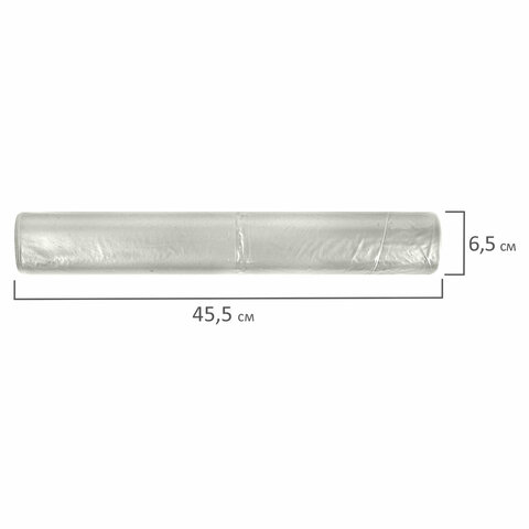 Мешки для мусора прозрачные ЭКОНОМ, 240 л, в рулоне 10 шт., ПВД, 40 мкм, 90х140 см, 609208 - фото 5