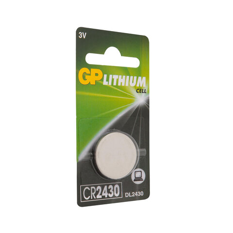 Батарейка GP Lithium CR2430 бл/1шт, CR2430-2C1 - фото 7