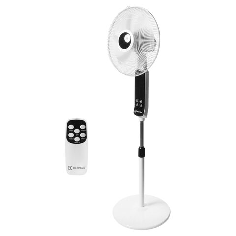 Вентилятор напольный ELECTROLUX EFF-901N, 3 режима, d=40 см, 45 Вт, таймер, пульт ДУ, белый, НС-1602097 - фото 1