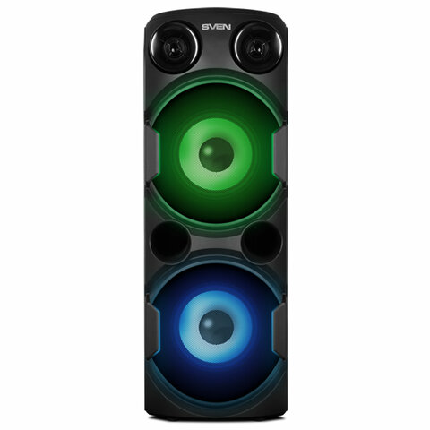 Колонка портативная SVEN PS-750, 80 Вт, TWS, Bluetooth, FM, USB, microSD, LED-дисп, черная, SV-019617 - фото 1