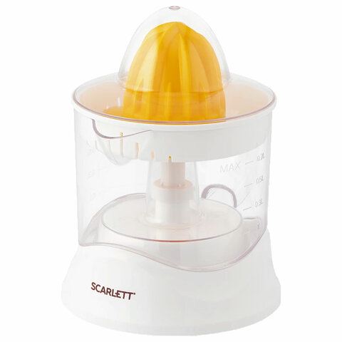 Соковыжималка для цитрусовых SCARLETT SC-JE50C02, 25 Вт, стакан 0,7 л, пластик, белый - фото 1