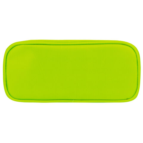 Пенал-косметичка BRAUBERG, мягкий, "KING SIZE NEON GREEN", 20х8х9 см, 229020 - фото 7
