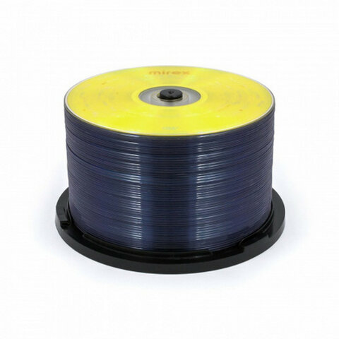Диски DVD-R MIREX, 4,7 Гб, 16x, Cake Box (упаковка на шпиле), КОМПЛЕКТ 50 шт., UL130003A1B - фото 6