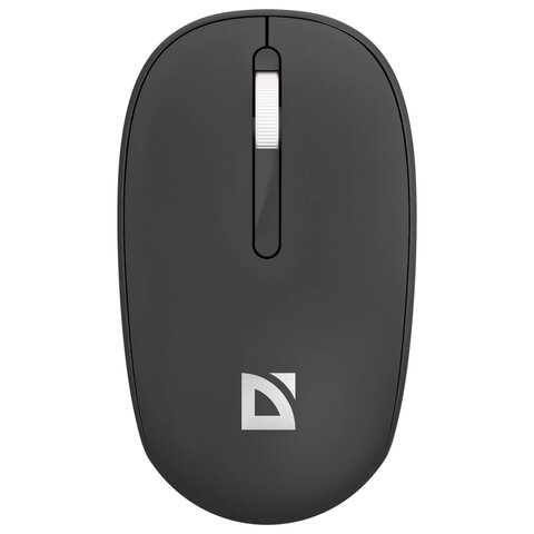 Мышь беспроводная DEFENDER Smart MM-396, 1600 dpi, 2 кнопки + 1 колесо-кнопка, оптическая, черная, 52396 - фото 3